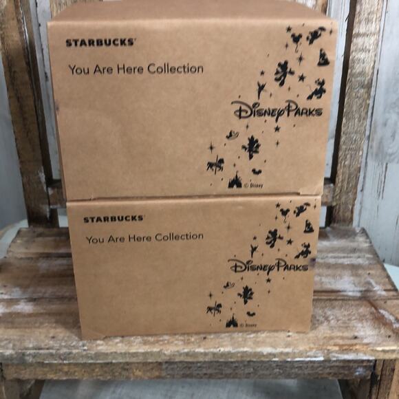 Set of 2 Starbucks Disney Parks YOU ARE HERE Collection - Magic Kingdom & EPCOT - Picture 7 of 11